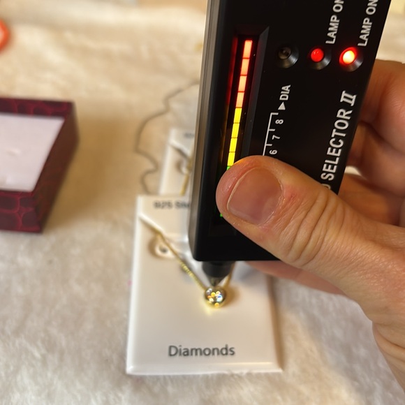 NEW .80 Carat Bezel Moissanite Diamond 18K Gold 925 Necklace - Picture 7 of 10